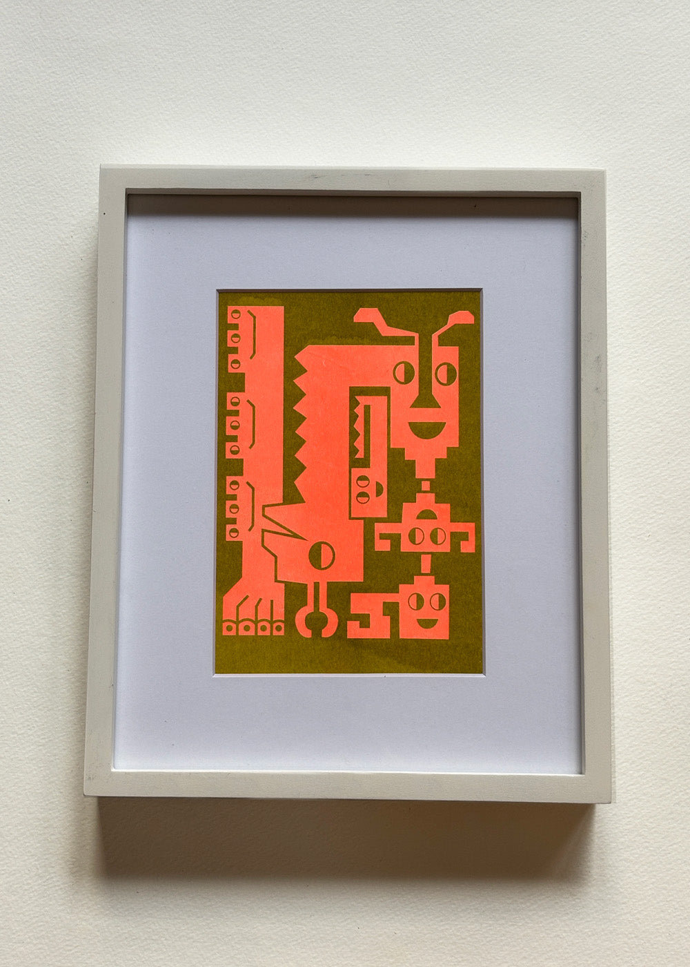 Risograph Print 5" x 7" - "Connected"