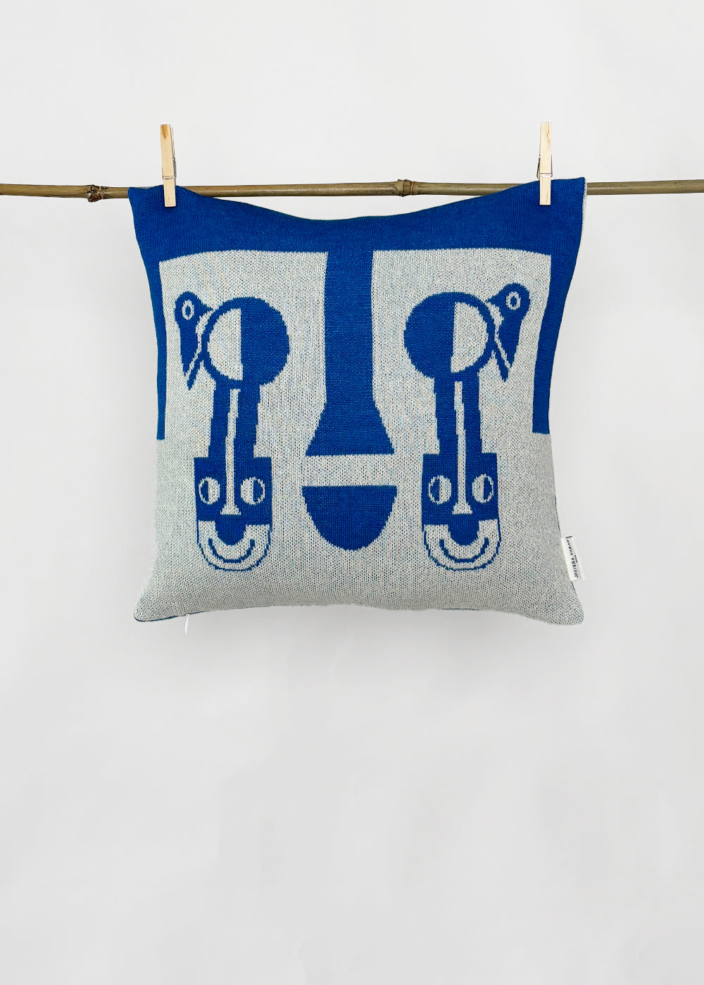 “Friendly faces” - Baby Alpaca Cushion