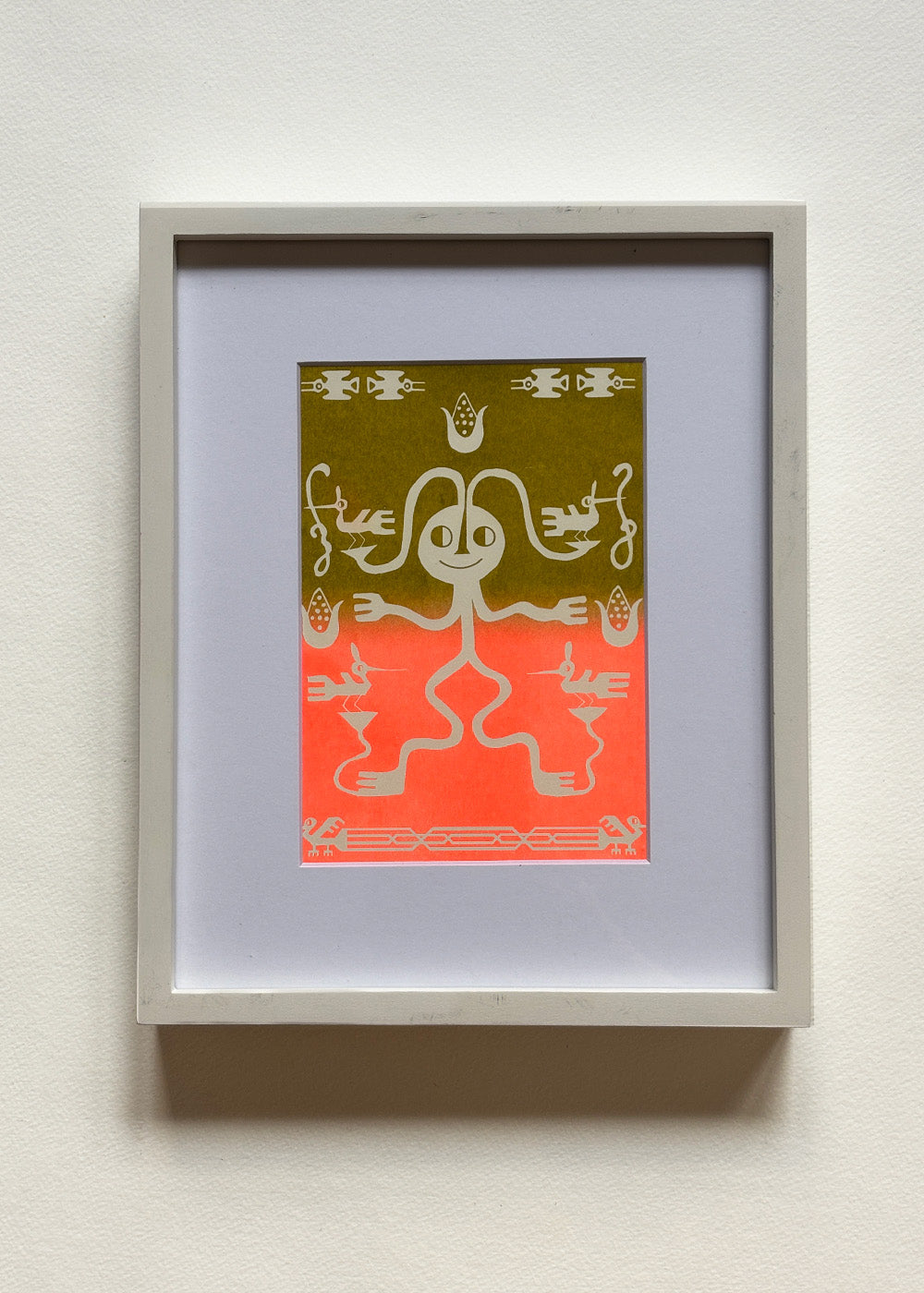 Risograph Print 5" x 7" - "Guiding Spirit"