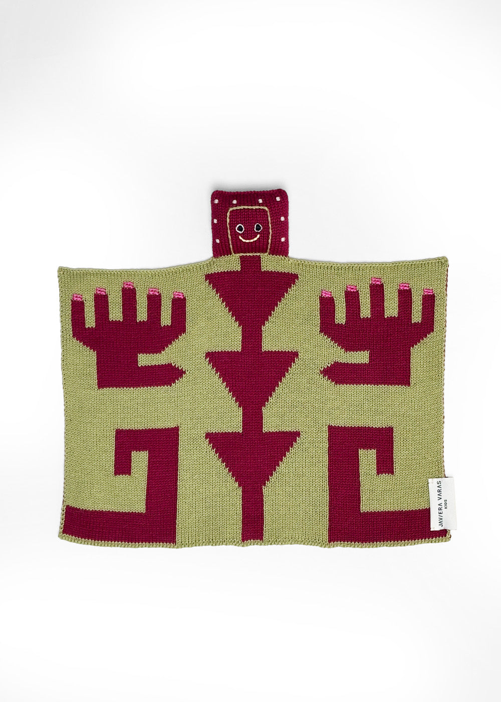 Lovey - Geometric Friend BURGUNDY / GREEN