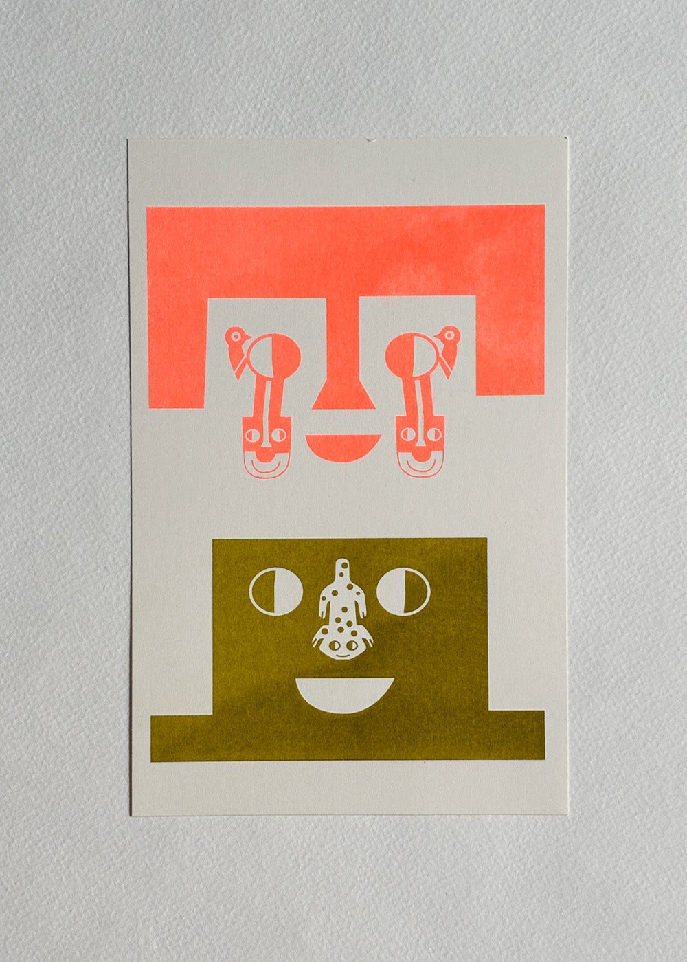 Risograph Print 5" x 7" - "You and I"